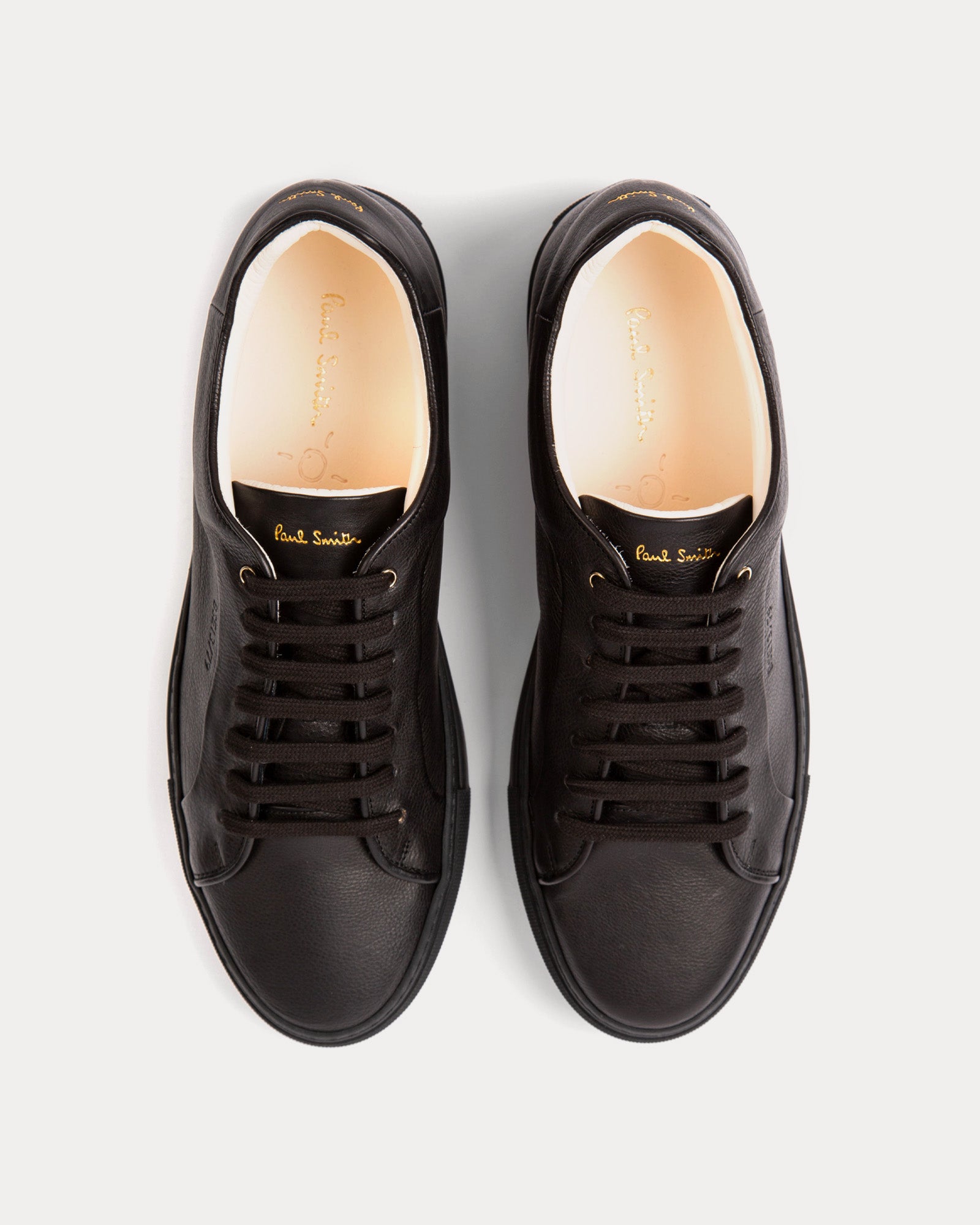 Paul Smith - Basso Eco Leather Black Low Top Sneakers