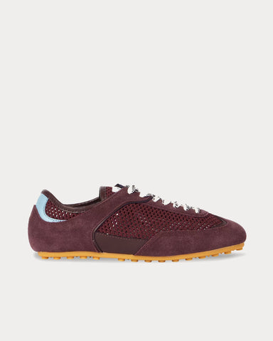 Paul Smith Samara Burgundy Low Top Sneakers
