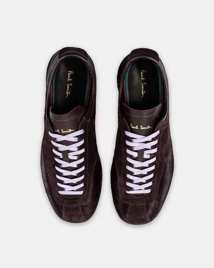 Paul Smith Zephyr Leather Aubergine Low Top Sneakers - 2