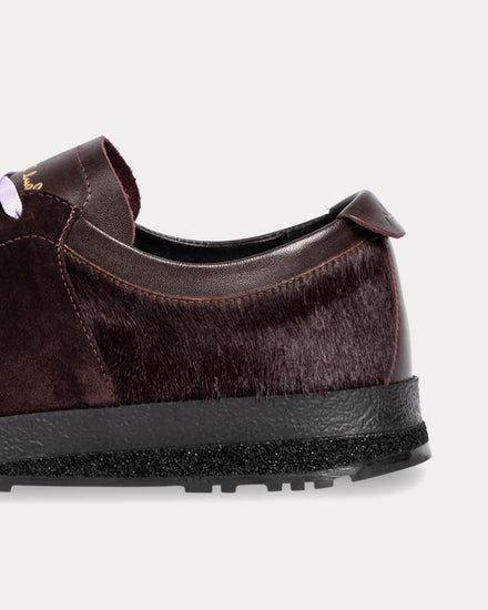 Paul Smith Zephyr Leather Aubergine Low Top Sneakers - 4