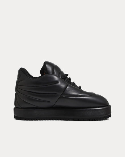 PDF Nuvola Pluto Leather Black Low Top Sneakers - 1