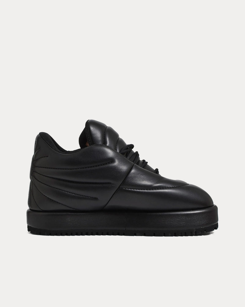 PDF Nuvola Pluto Leather Black Low Top Sneakers - 1