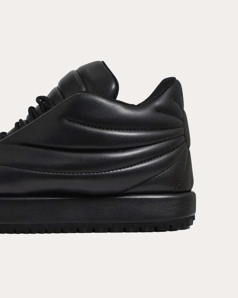 PDF Nuvola Pluto Leather Black Low Top Sneakers - 4