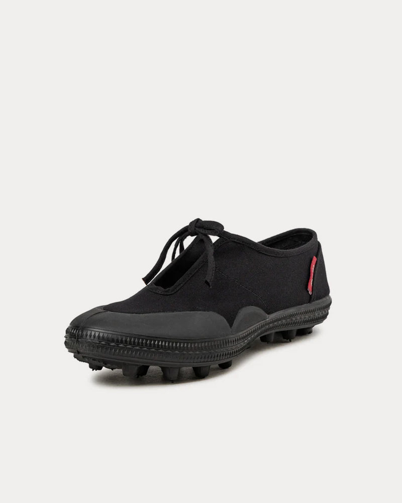 Phileo x Novesta Kix Lace Ballerina Black Slip On Sneakers - 2