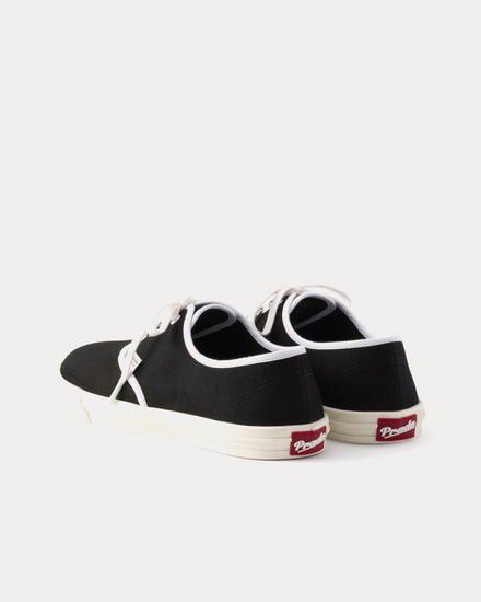 Prada Drill Fabric Black Low Top Sneakers - 4