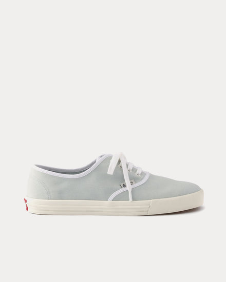 Prada Drill Fabric Sky Blue Low Top Sneakers - 1