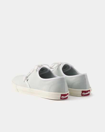 Prada Drill Fabric Sky Blue Low Top Sneakers - 4