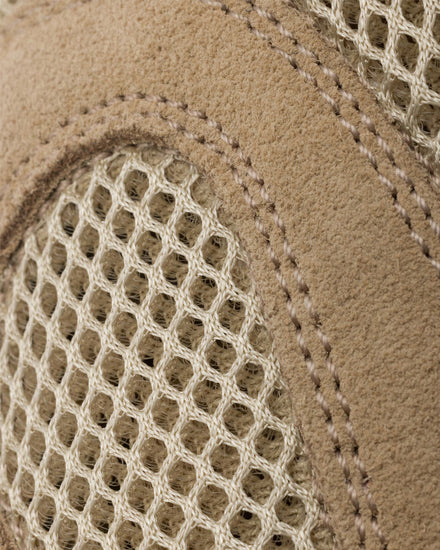 Prada Montecarlo Re-Edition 2005 Suede & Mesh Desert Beige Low Top Sneakers - 5