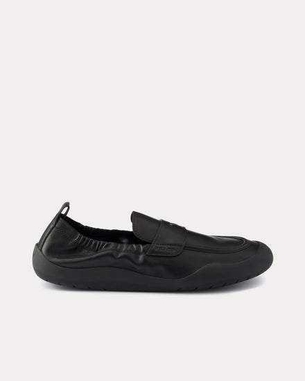 Prada Speedrock Leather Black Loafers - 1