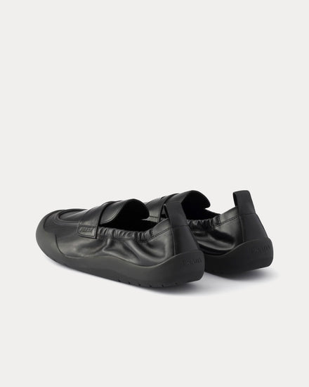 Prada Speedrock Leather Black Loafers - 4