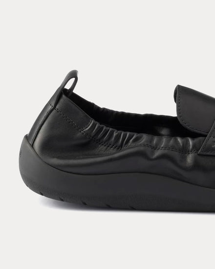 Prada Speedrock Leather Black Loafers - 5
