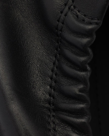 Prada Speedrock Leather Black Loafers - 6