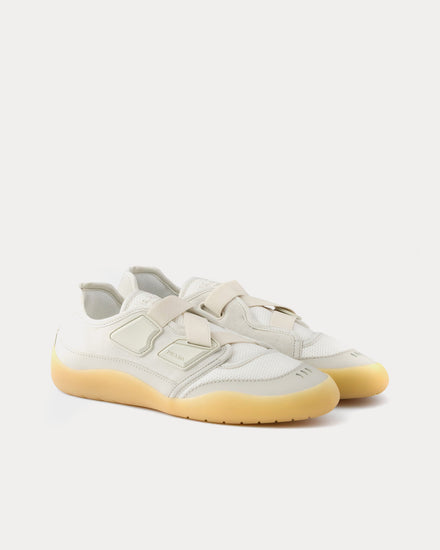 Prada Speedrock Technical Mesh & Leather Crystal Slip On Sneakers - 3