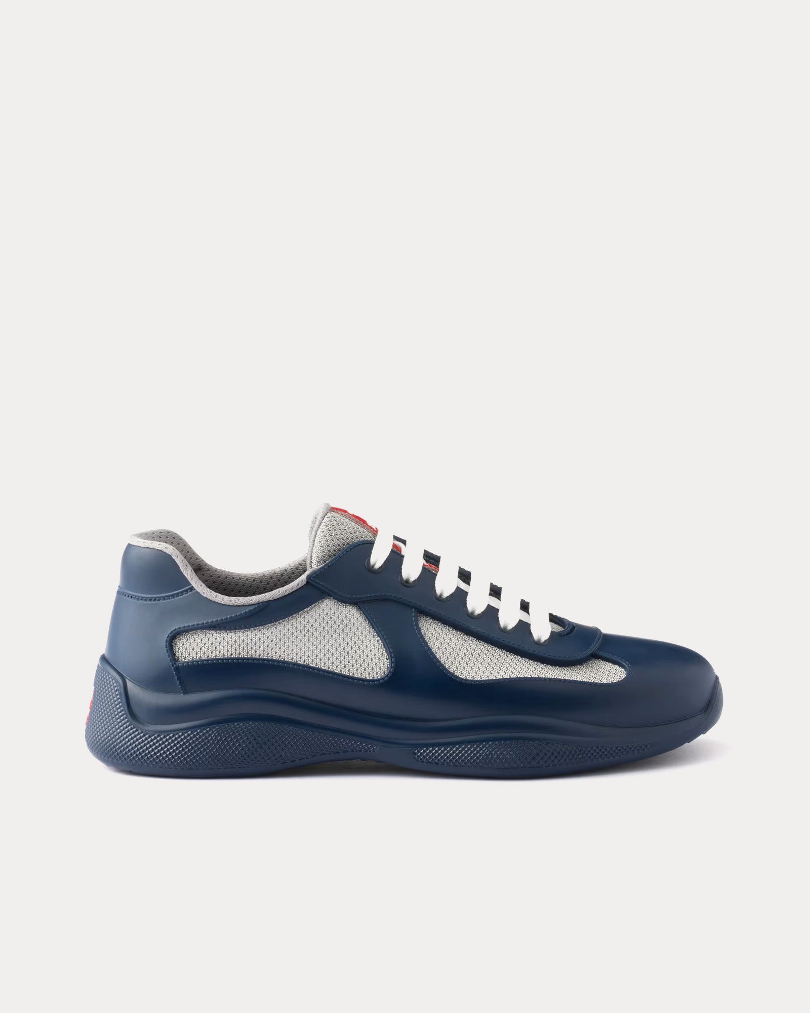 Prada Men's America's Cup Soft Rubber & Bike Fabric Royal Blue Low