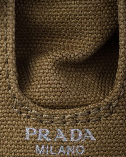 Prada Collapse Canvas Military Green Low Top Sneakers - 5