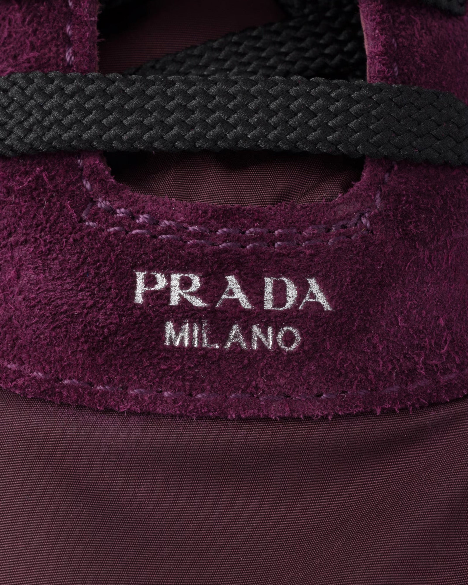 Prada Collapse Re-Nylon & Suede Burgundy Low Top Sneakers - Sneak in Peace