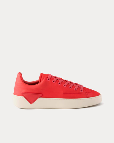 Prada Court Re-Nylon Coral Low Top Sneakers