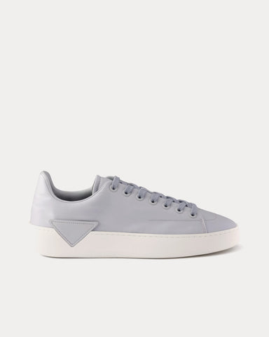 Prada Court Re-Nylon Pearl Grey Low Top Sneakers