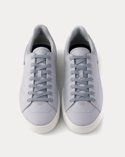 Prada Court Re-Nylon Pearl Grey Low Top Sneakers - 2