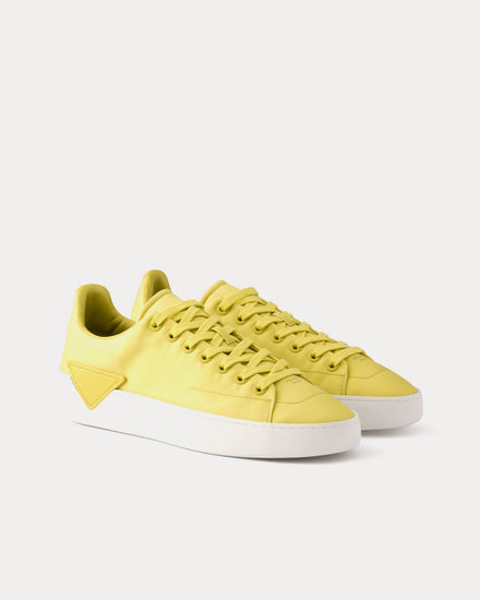 Prada Court Re-Nylon Pineapple Low Top Sneakers - 3