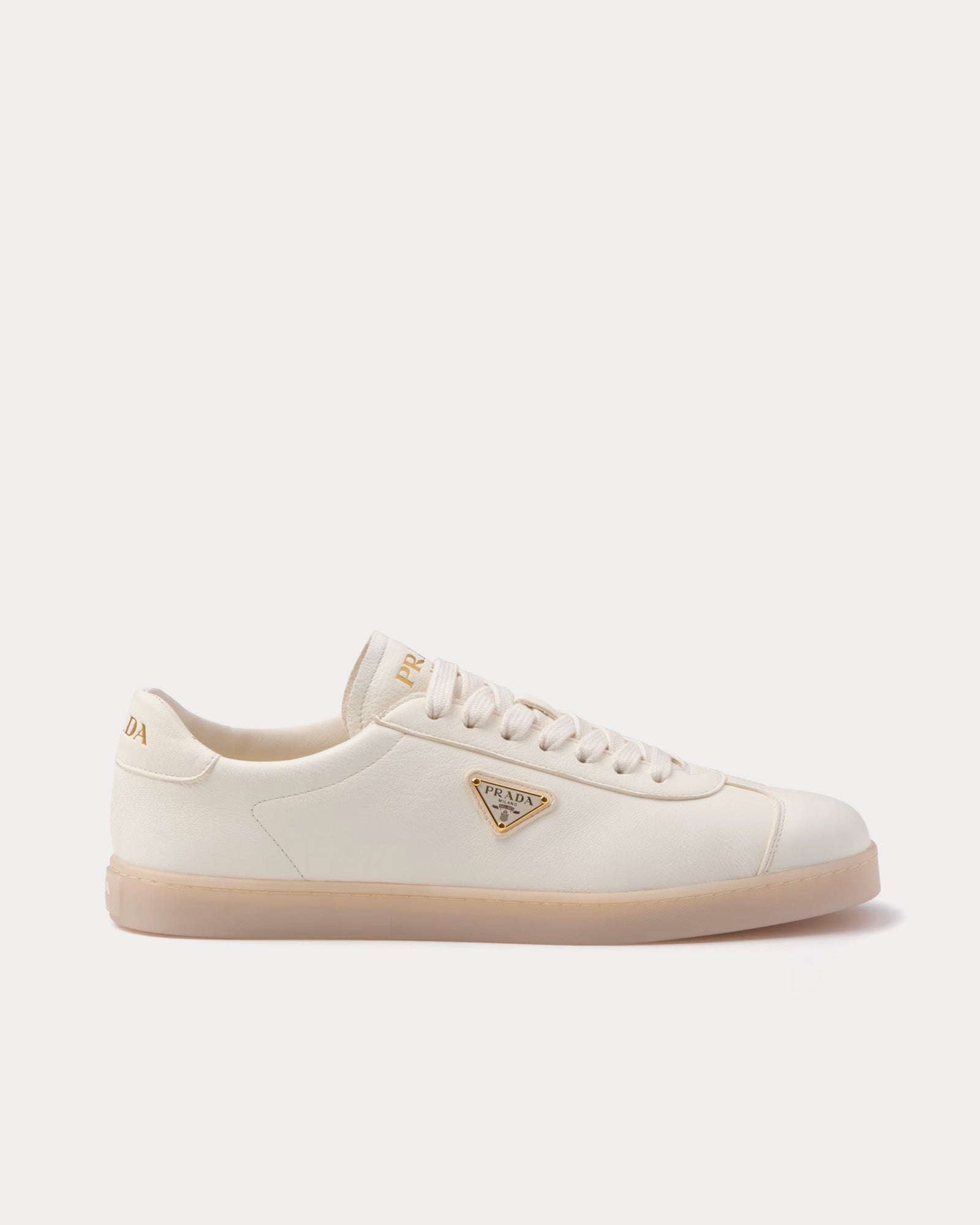 Prada Men\'s Cream Oxford leather Shoes Prada Men main image 2
