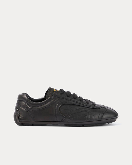 Prada Montecarlo Re-Edition 2005 Leather Black Low Top Sneakers - 1
