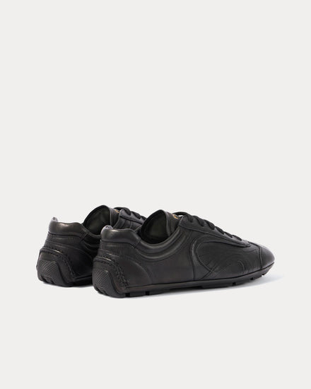 Prada Montecarlo Re-Edition 2005 Leather Black Low Top Sneakers - 4