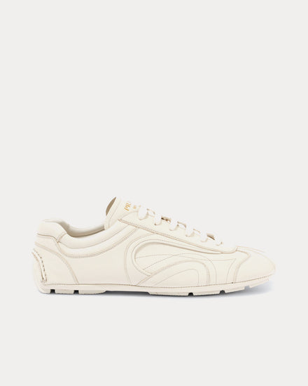 Prada Montecarlo Re-Edition 2005 Leather White Low Top Sneakers - 1