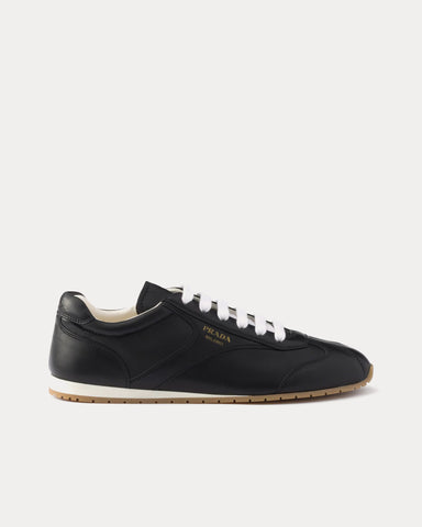 Prada Nappa Leather Black Low Top Sneakers