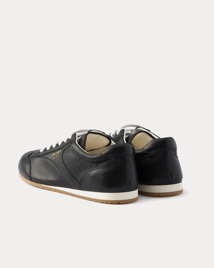Prada Nappa Leather Black Low Top Sneakers - 4