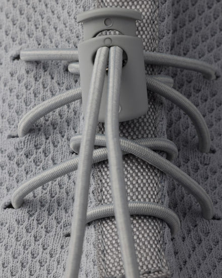 Prada Prax Stretch Knit Cloudy Grey Low Top Sneakers - 3