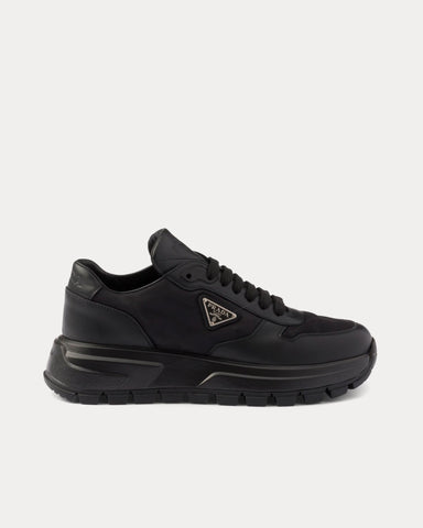 Prada Prax 01 Re-Nylon Black Low Top Sneakers