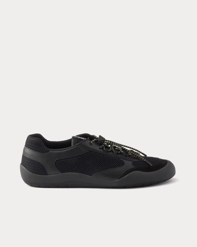 Prada Speedrock Mesh Black Low Top Sneakers