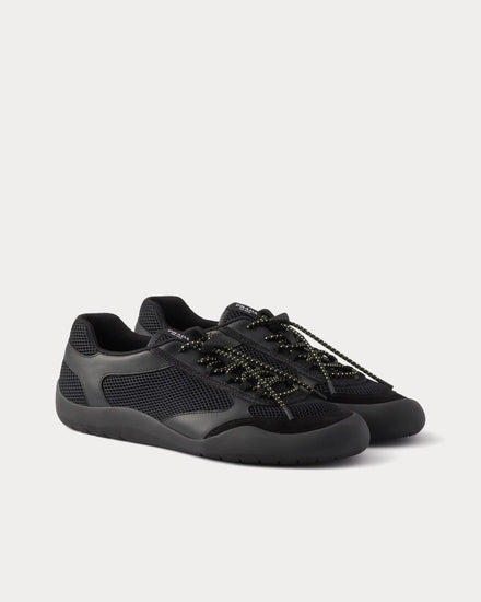 Prada Speedrock Mesh Black Low Top Sneakers - 3