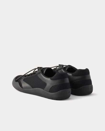 Prada Speedrock Mesh Black Low Top Sneakers - 4