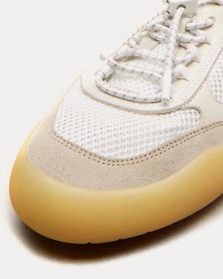 Prada Speedrock Mesh Chalk White Low Top Sneakers - 5