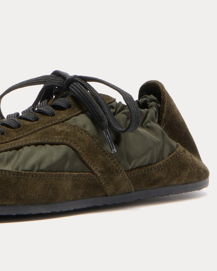 Proenza Schouler Soft Track in Nylon Calfsuede Caper Low Top Sneakers - 3