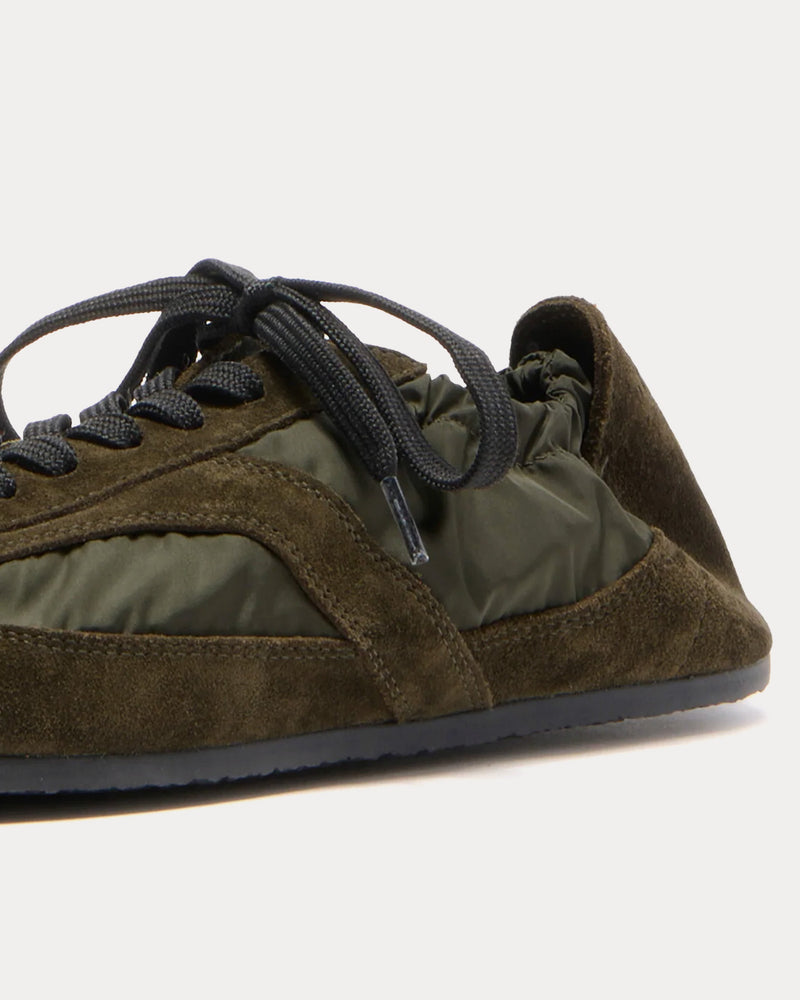 Proenza Schouler Soft Track in Nylon Calfsuede Caper Low Top Sneakers - 3