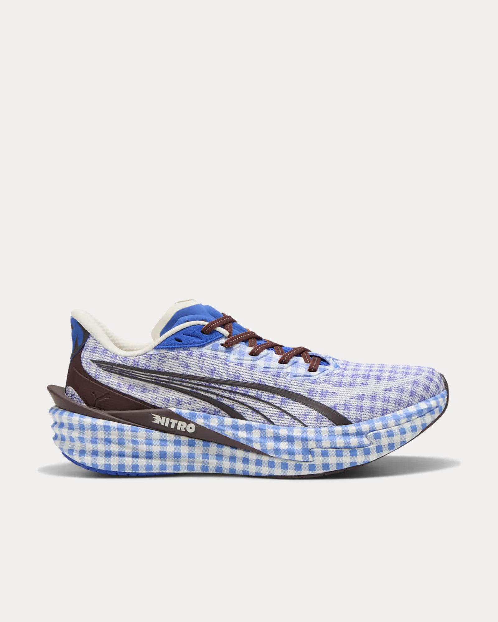 Puma Men's Deviate Nitro 4 'Check' Royal Sapphire / Puma White