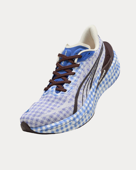 Puma Deviate Nitro 4 'Check' Royal Sapphire / Puma White Running Shoes - 3