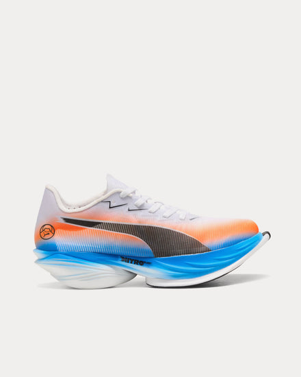 Puma Fast-R-Nitro Elite 3 'Ekiden' Puma White / Heat Fire / Puma Black Running Shoes - 1