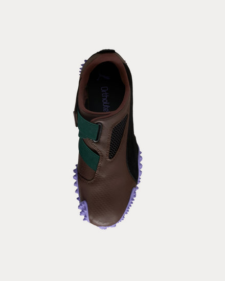 Puma Ur Mostro Communication Dark Amethyst / Brown Slip On Sneakers - 2