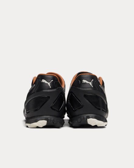 Puma V-S1 Leather Black Low Top Sneakers - 3
