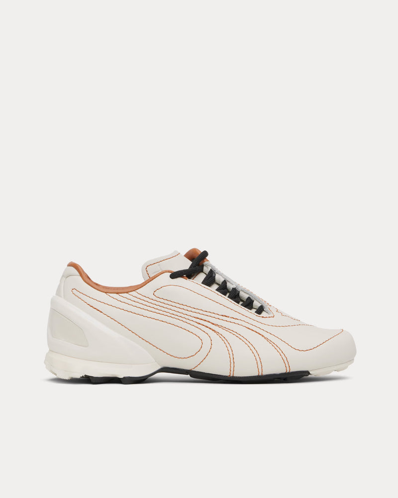 Puma V-S1 Leather White Low Top Sneakers - 1