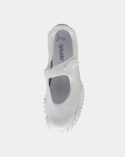 Puma Mostro Fey Leather Puma White Slip On Sneakers - 2