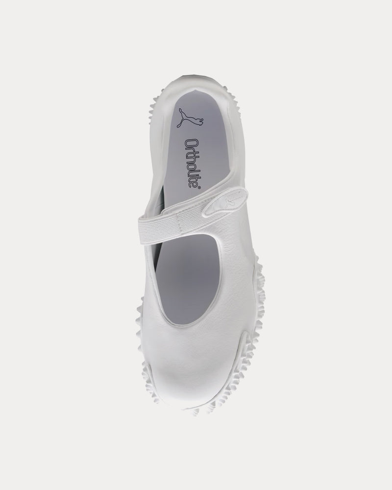 Puma Mostro Fey Leather Puma White Slip On Sneakers - 2