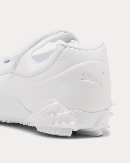 Puma Mostro Fey Leather Puma White Slip On Sneakers - 4