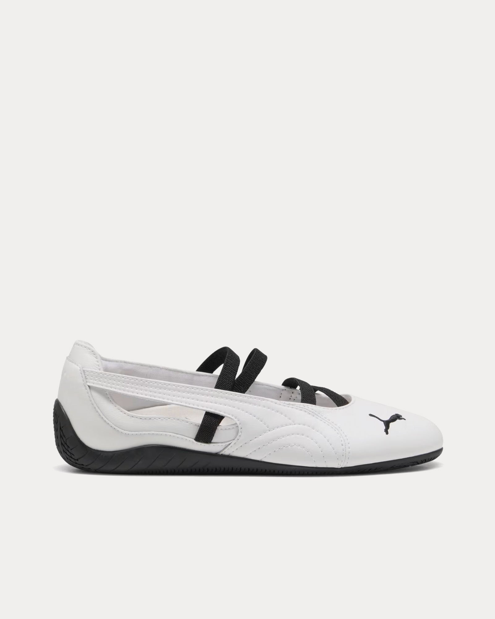Puma White Slip-On Sneakers with Black Elastic Strap PUMA Slip On Athletic Shoes for Women for sale | eBay main image 4