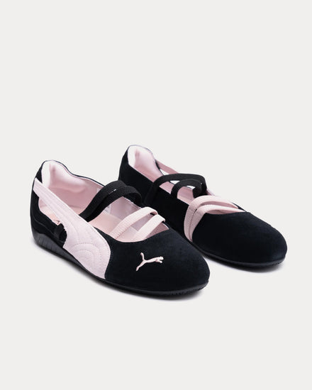 Puma Women's Speedcat Ballet Suede Black / Mauve Mist Slip