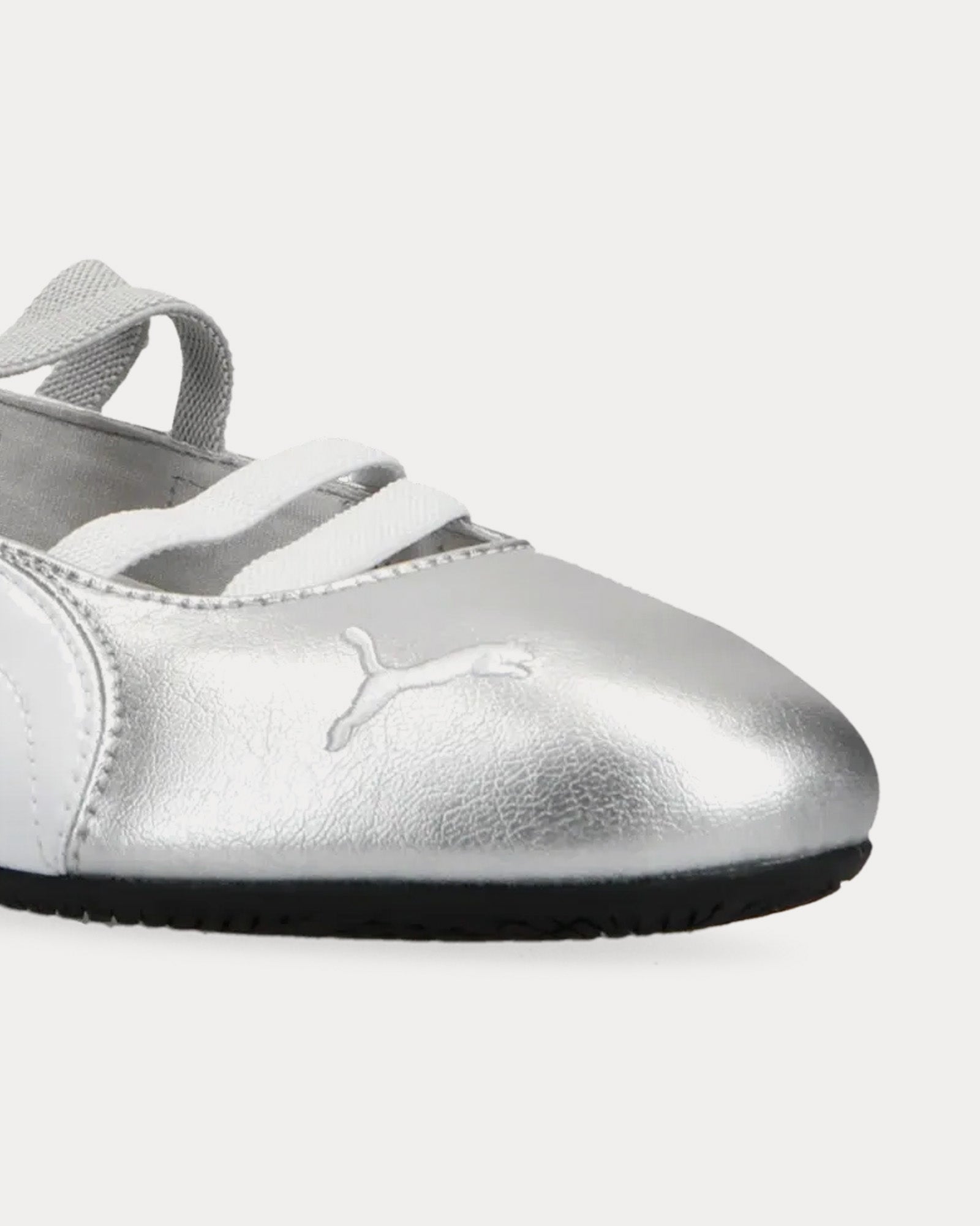 Puma Women's Speedcat Ballet Metallic Silver / White Slip On Sneakers & Trainers